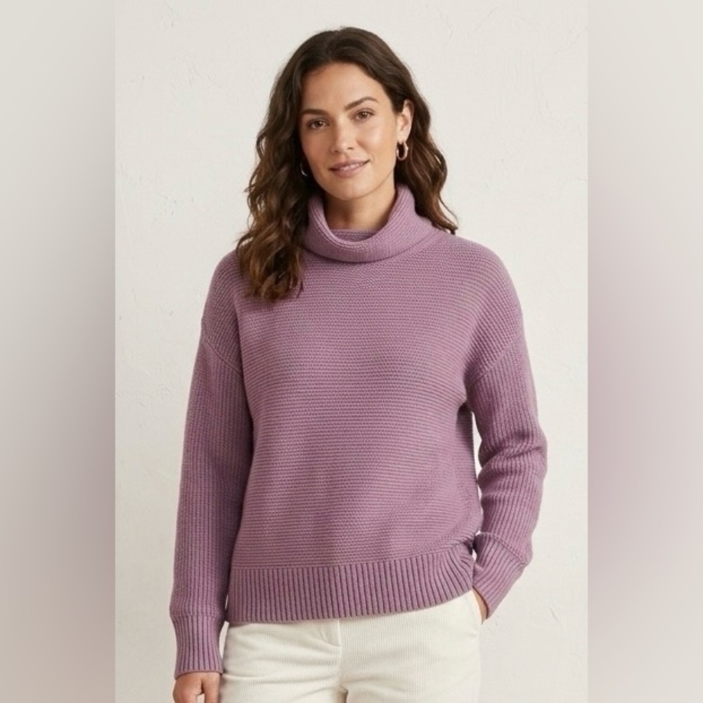 The RESET R Label Dusty Mauve/Muted Rose Wool Cashmere Dolman Sleeve Sweater XS